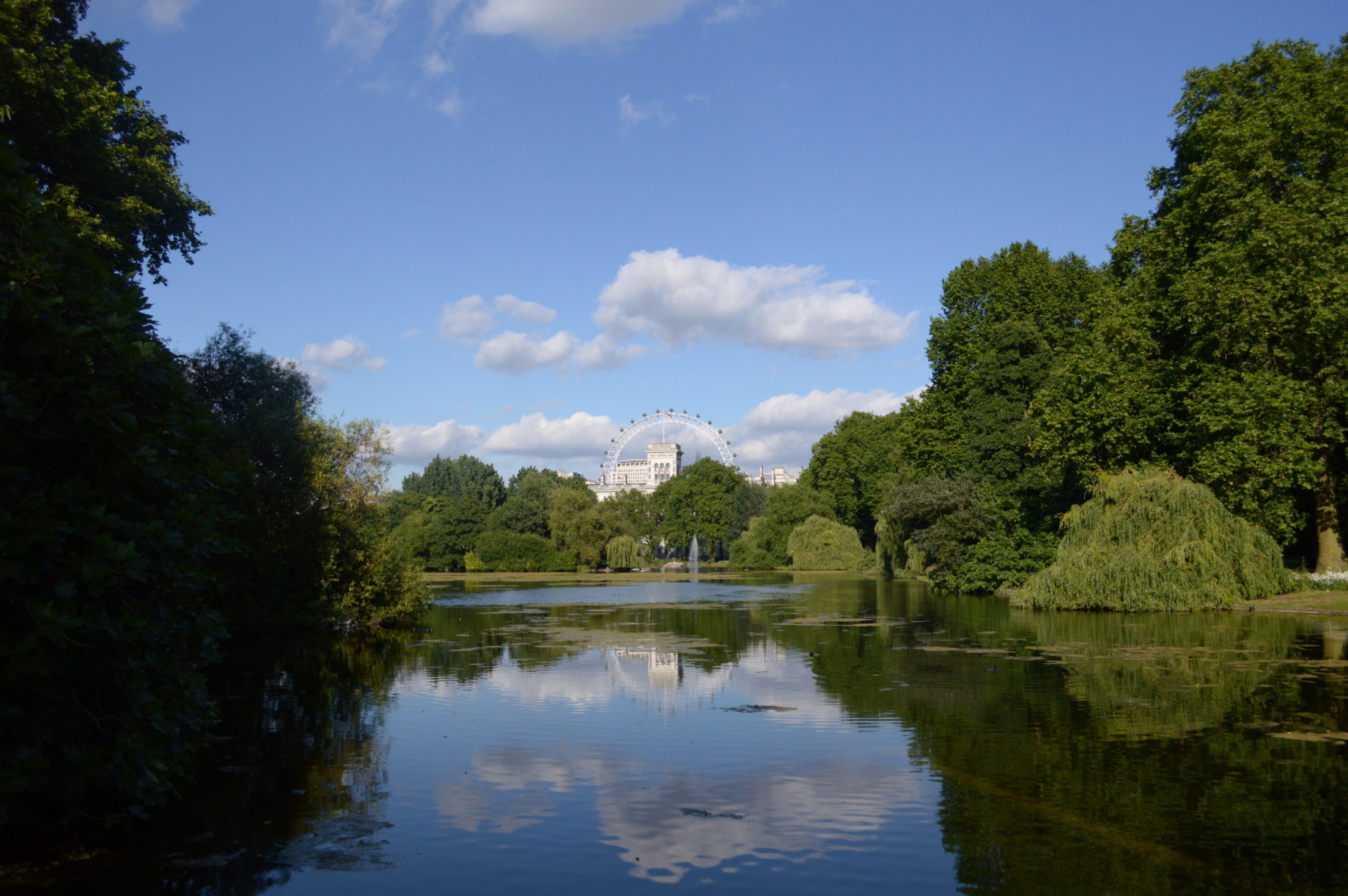 St James's Park Lake - Beginn der Rundreise